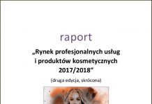 RAPORT: Rynek profesjonalnych usług i produktów kosmetycznych 2017/2018 – wersja skrócona, dla salonów kosmetycznych